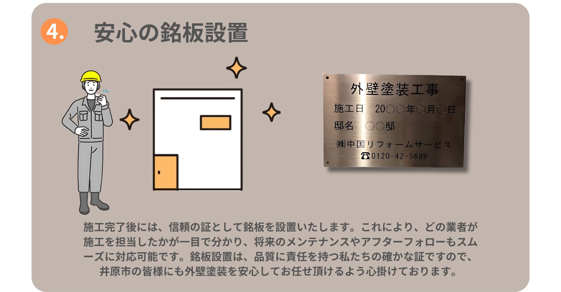 井原市　外壁塗装　塗り替え　長期保証　説明